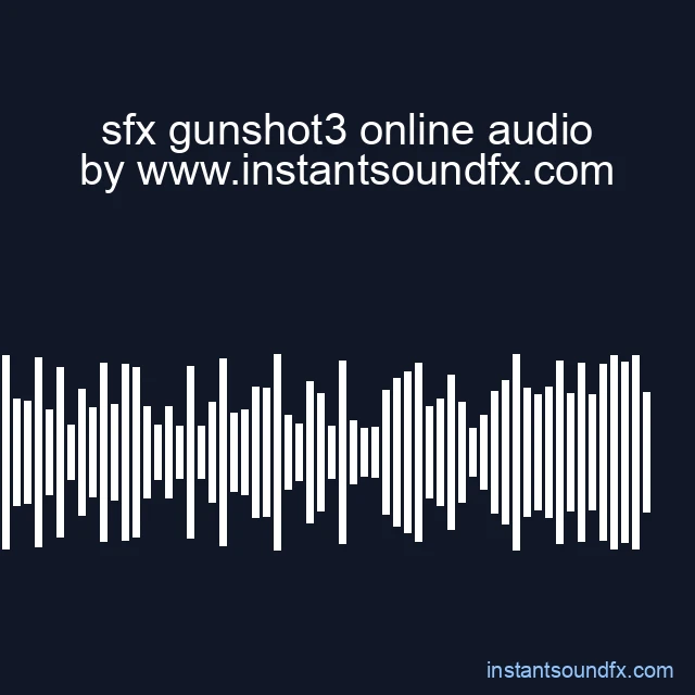 sfx gunshot3 online audio image