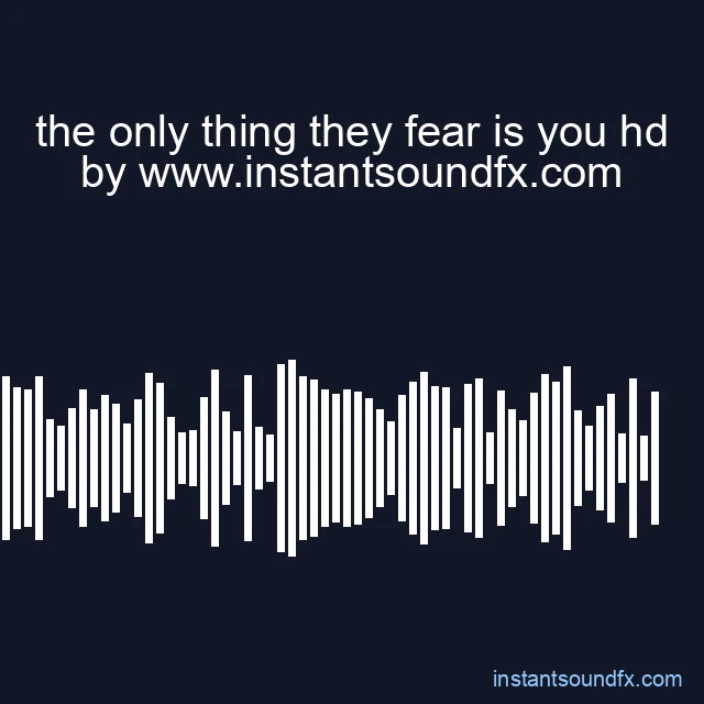 the only thing they fear is you hd image