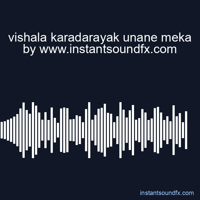 vishala karadarayak unane meka image