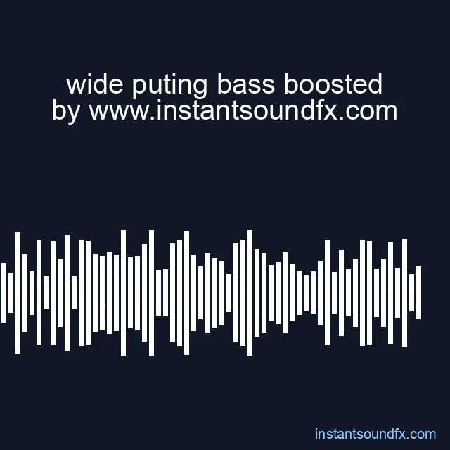 wide puting bass boosted image