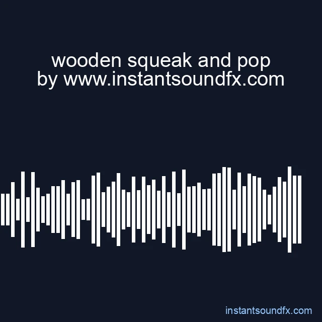 wooden squeak and pop image