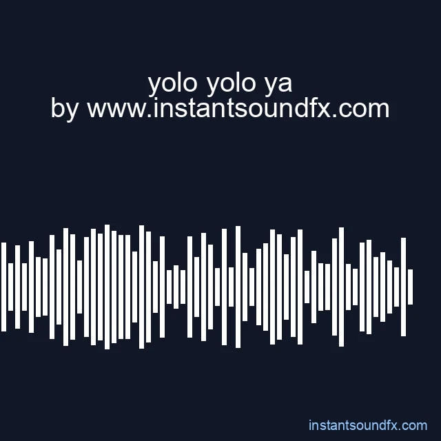 yolo yolo ya image