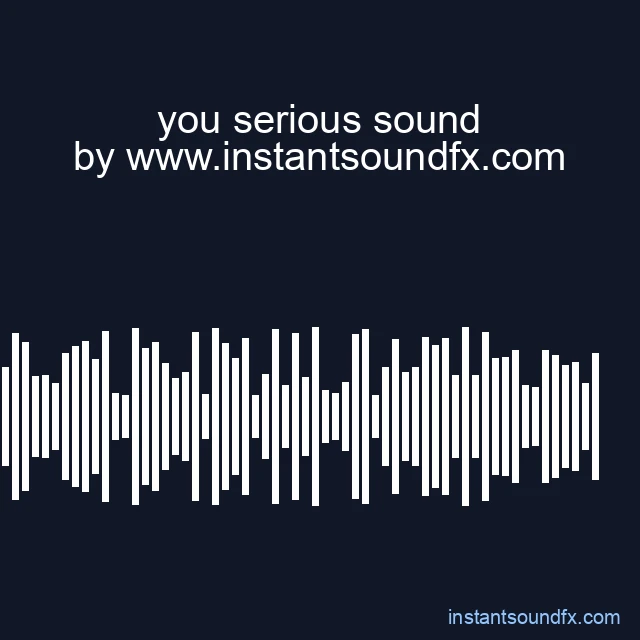 you serious sound image