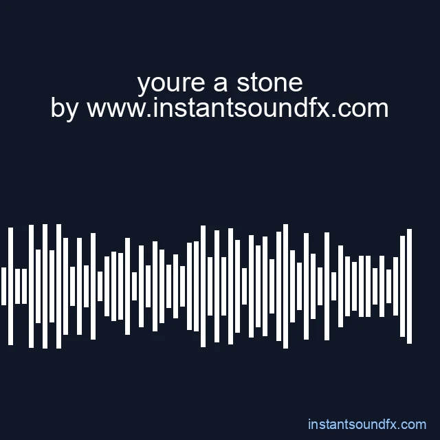 youre a stone image